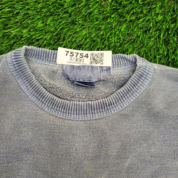 Vintage Michigan Wolverines Sweatshirt Large 25x28 Blue - Picture 11 of 12